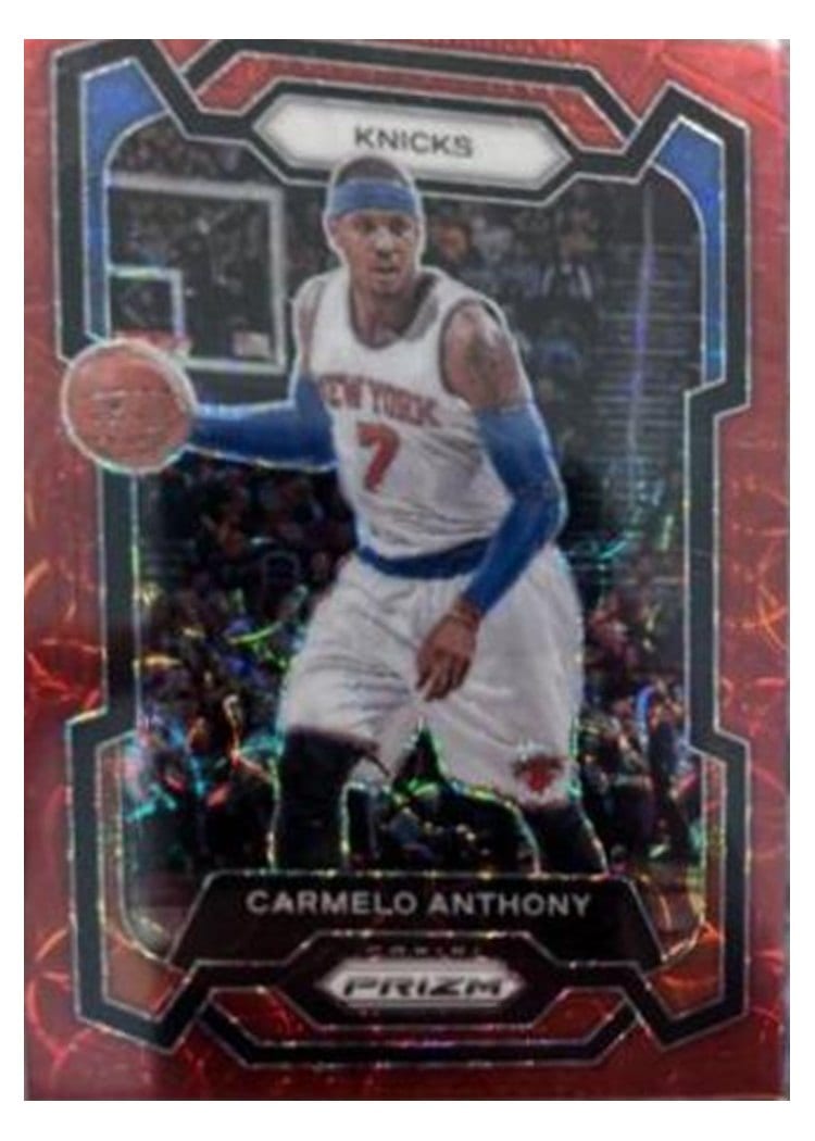 2023-24 Panini Prizm Base Set Carmelo Anthony #186 card