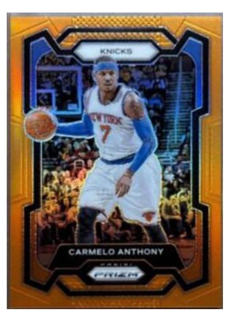 2023-24 Panini Prizm Base Set Carmelo Anthony #186 card