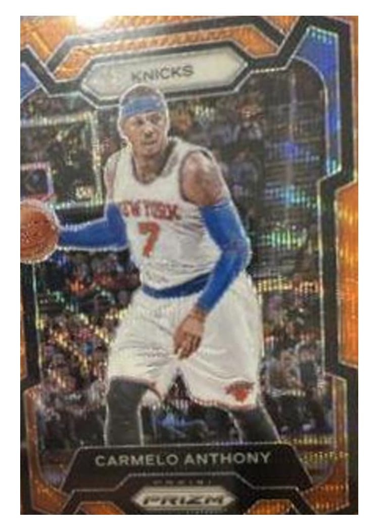 2023-24 Panini Prizm Base Set Carmelo Anthony #186 card