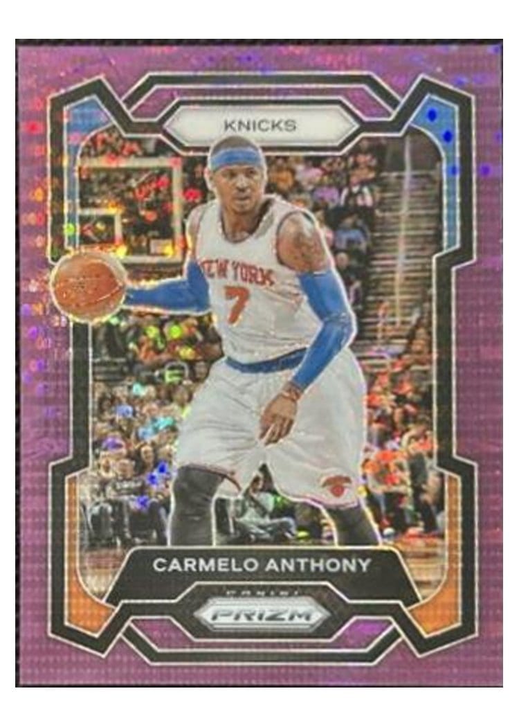 2023-24 Panini Prizm Base Set Carmelo Anthony #186 card