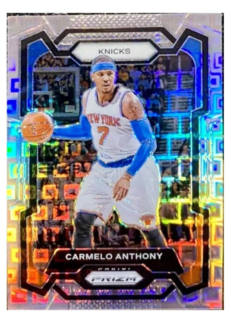2023-24 Panini Prizm Base Set Carmelo Anthony #186 card
