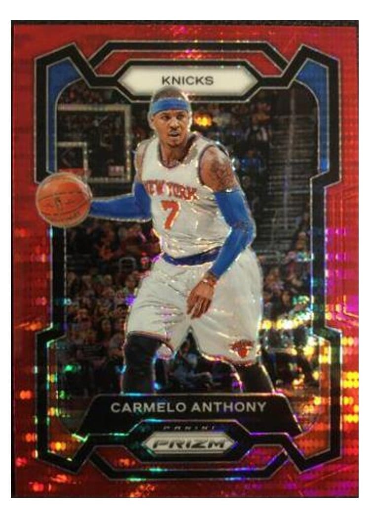2023-24 Panini Prizm Base Set Carmelo Anthony #186 card