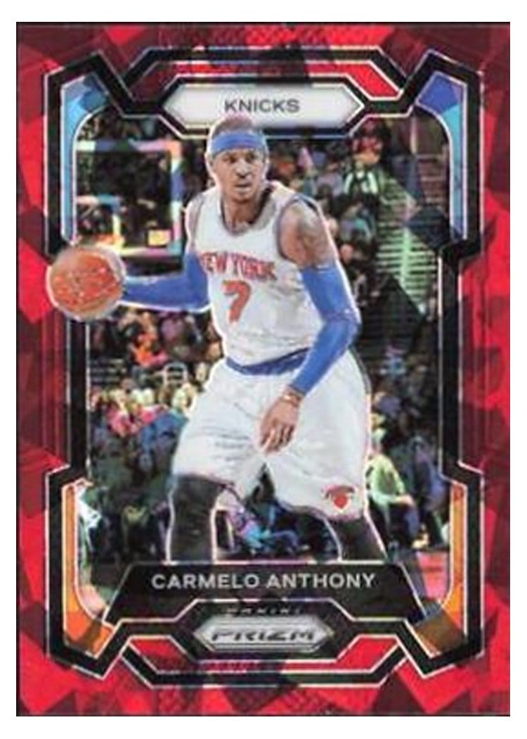 2023-24 Panini Prizm Base Set Carmelo Anthony #186 card