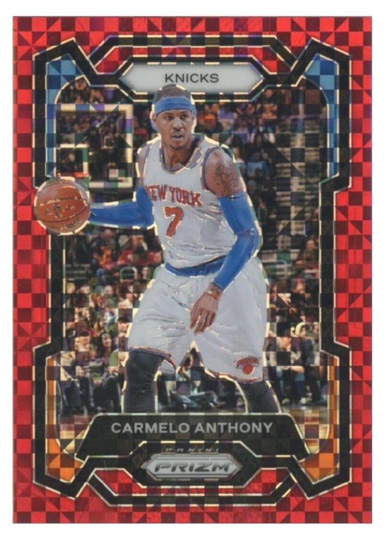 2023-24 Panini Prizm Base Set Carmelo Anthony #186 card