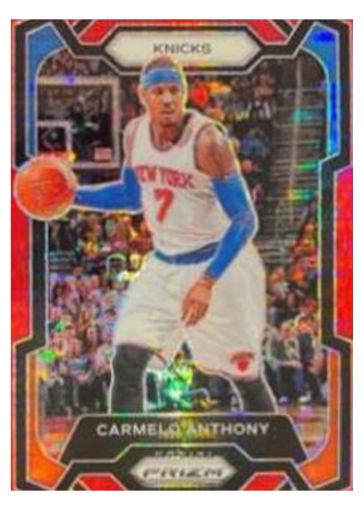 2023-24 Panini Prizm Base Set Carmelo Anthony #186 card