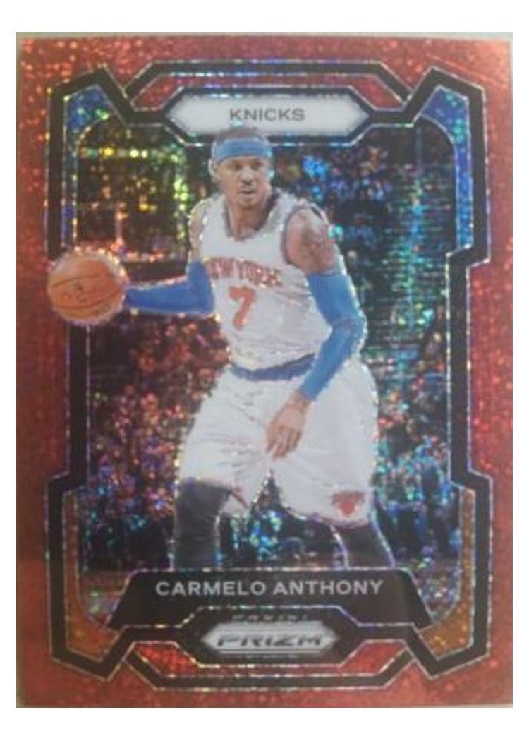 2023-24 Panini Prizm Base Set Carmelo Anthony #186 card