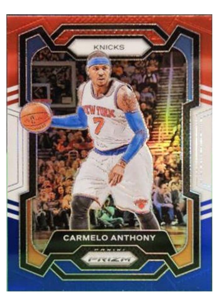 2023-24 Panini Prizm Base Set Carmelo Anthony #186 card