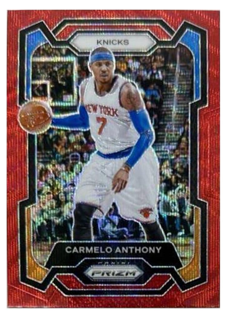 2023-24 Panini Prizm Base Set Carmelo Anthony #186 card
