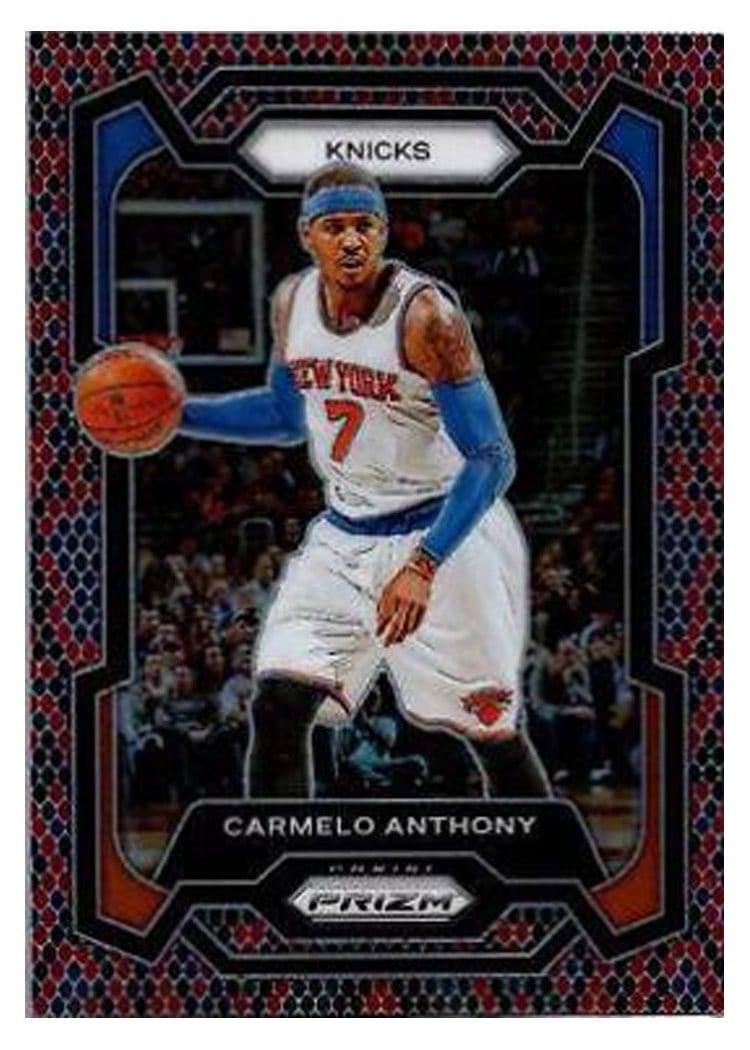 2023-24 Panini Prizm Base Set Carmelo Anthony #186 card