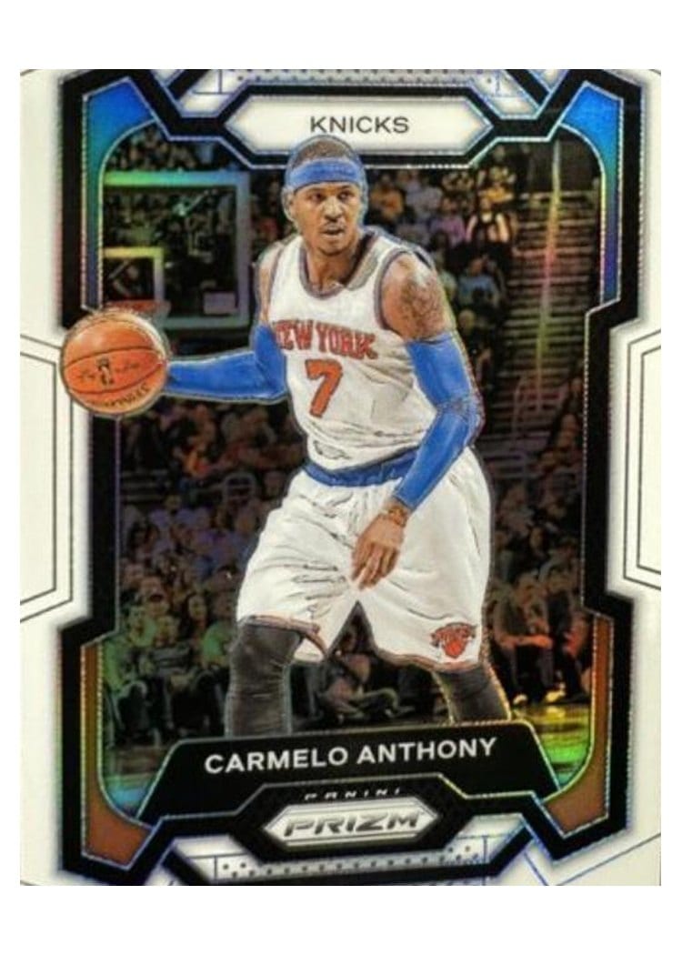 2023-24 Panini Prizm Base Set Carmelo Anthony #186 card