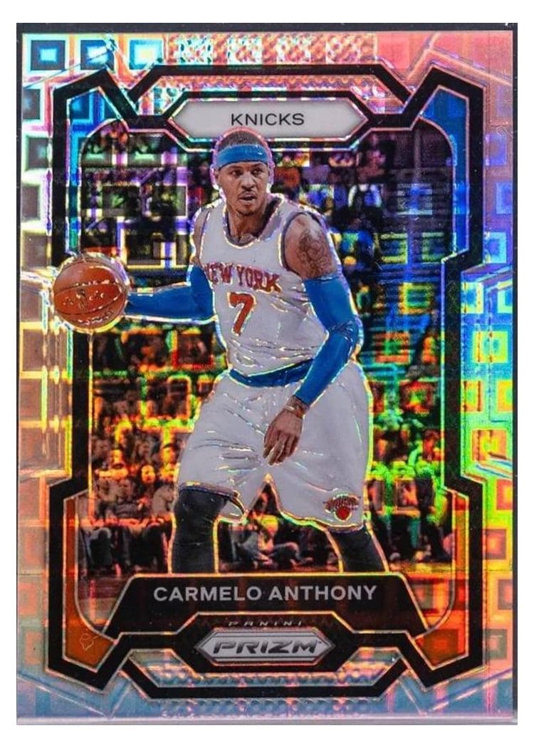 2023-24 Panini Prizm Base Set Carmelo Anthony #186 card