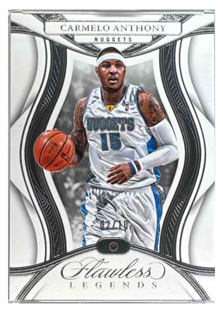 2024-25 Panini Flawless Base Gems Carmelo Anthony #103 card