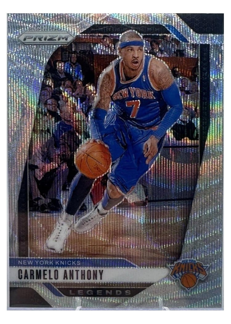 2024-25 Panini Prizm Base Set Carmelo Anthony Wave #285 card