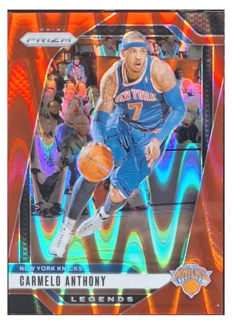 2024-25 Panini Prizm Base Set Carmelo Anthony #285 card