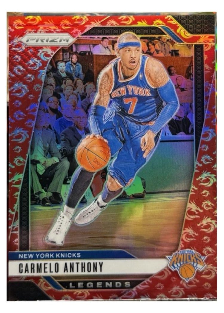 2024-25 Panini Prizm Base Set Carmelo Anthony #285 card