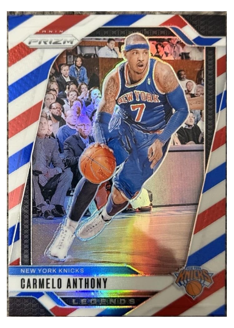 2024-25 Panini Prizm Base Set Carmelo Anthony #285 card