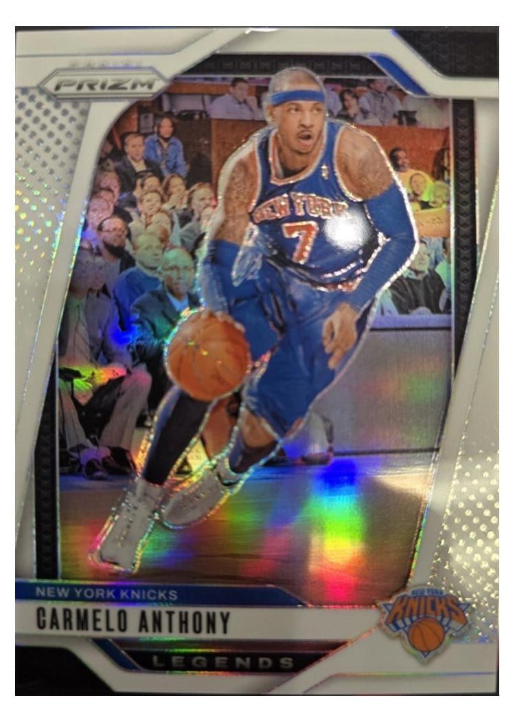 2024-25 Panini Prizm Base Set Carmelo Anthony #285 card