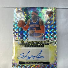 2025-26 Finest Electrifying Signatures Carmelo Anthony #ESG-CA