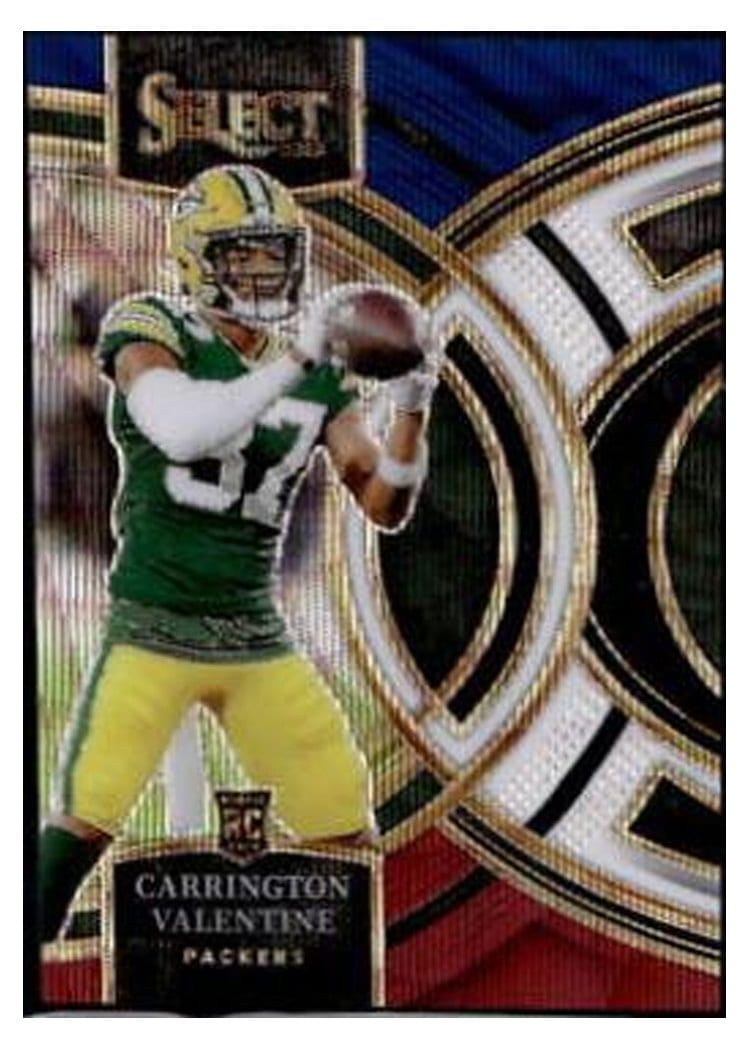 2023 Panini Select Base Set Carrington Valentine Tri-Color Prizm #118 card