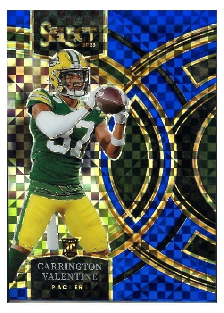 2023 Panini Select Base Set Carrington Valentine Snakeskin Prizm #118 card