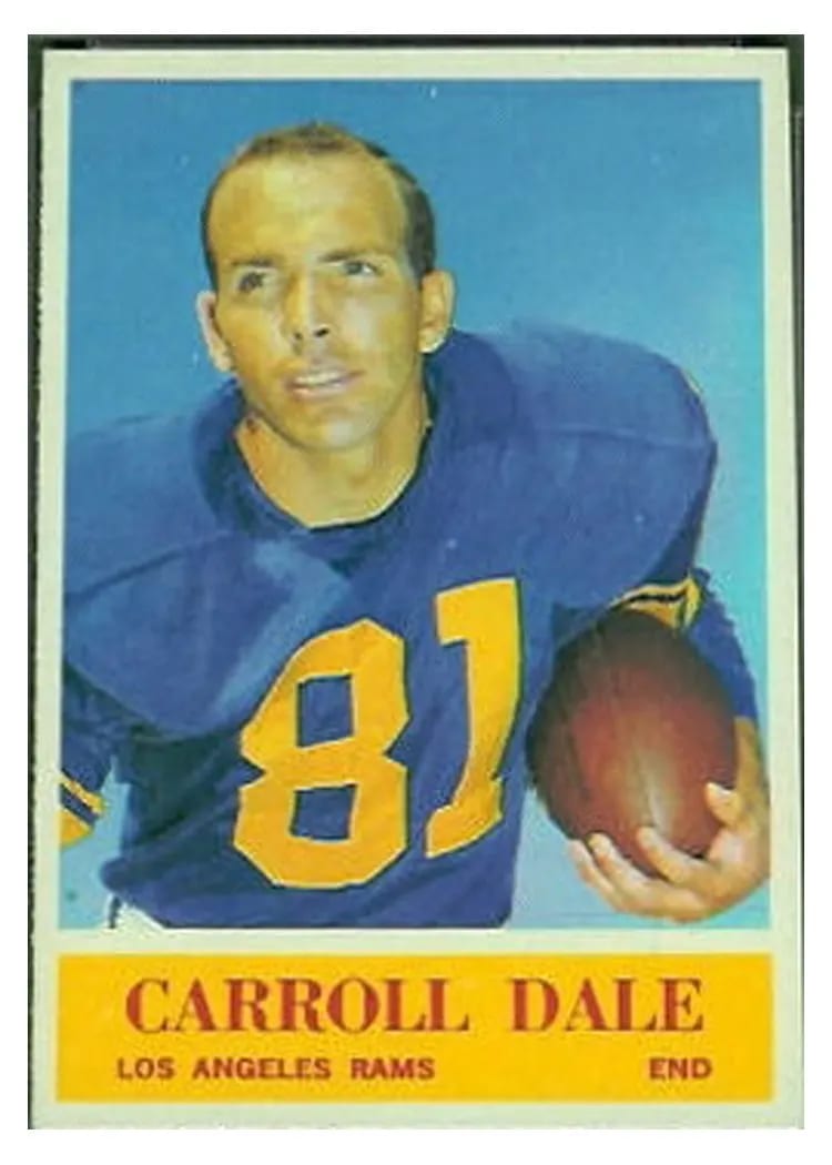1964 Philadelphia Carroll Dale #88 card