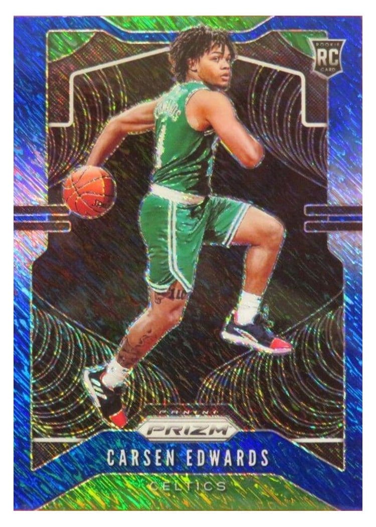 2019-20 Panini Prizm Base Set Carsen Edwards #276 card