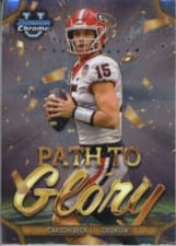 2024 Bowman University Chrome Path to Glory Set Carson Beck #PG-1 card
