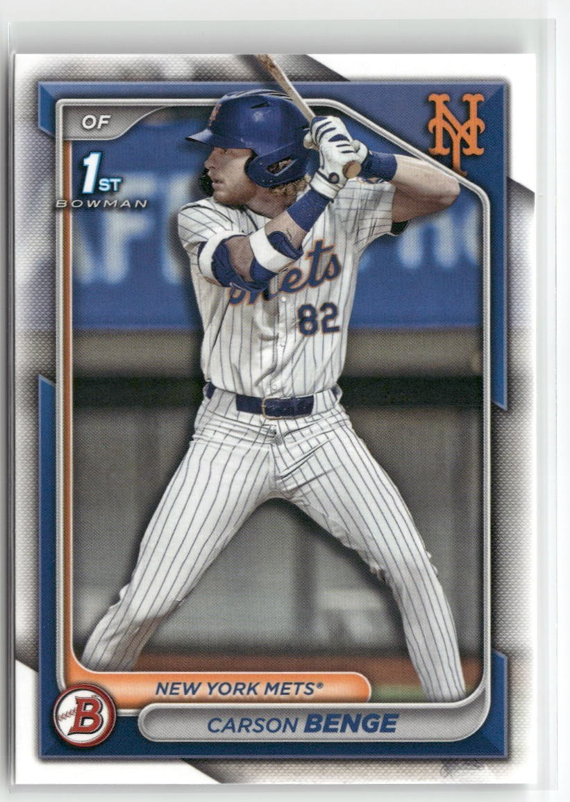 2024 Bowman Draft Carson Benge #BD-28 card