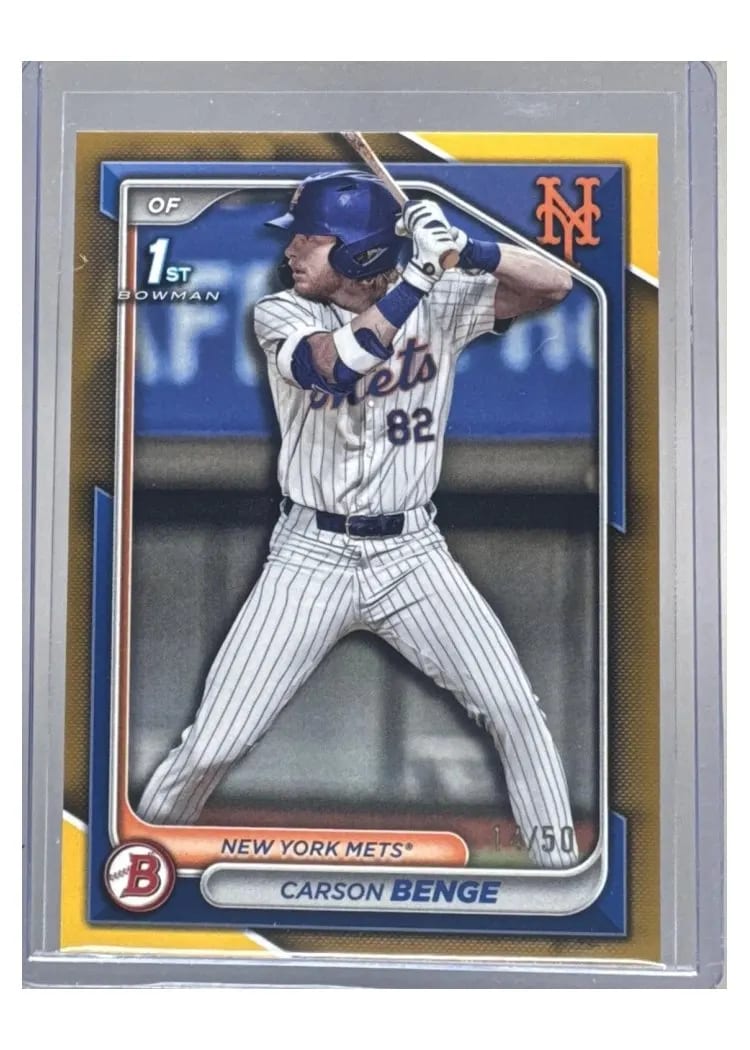 2024 Bowman Draft Carson Benge #BD-28 card