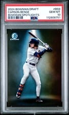 2024 Bowman Draft Bowman Spotlights Carson Benge #BS-9 card