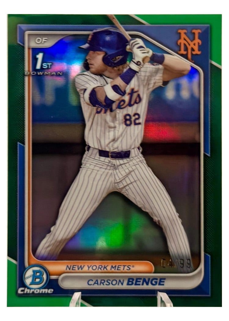 2024 Bowman Draft Chrome Prospect Autographs Carson Benge #CPA-CBG card