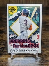 2024 Panini Prospect Edition Prepping for the Pros Carson Benge #6 card