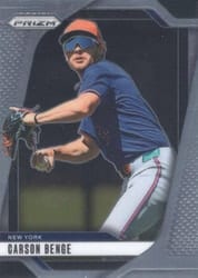 2025 Panini Prizm Base Set Carson Benge #222 card