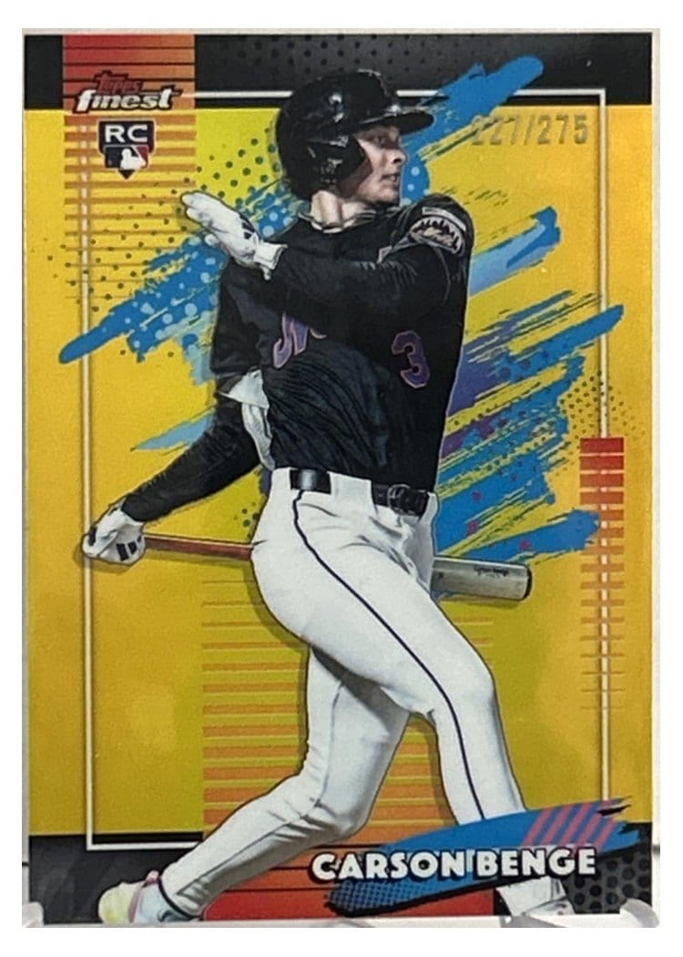 2026 Topps Finest Carson Benge #116 card