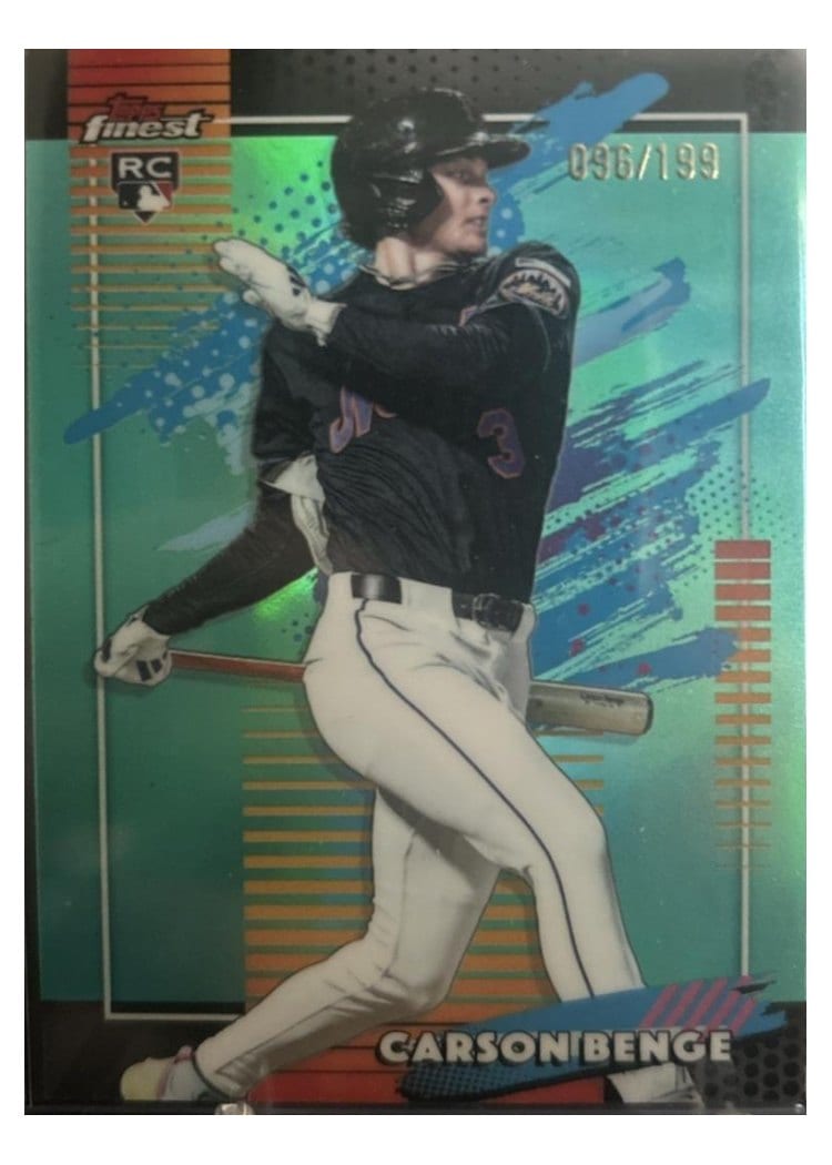 2026 Topps Finest Carson Benge #116 card