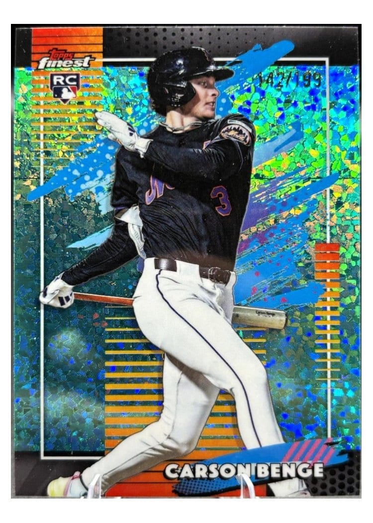 2026 Topps Finest Carson Benge #116 card