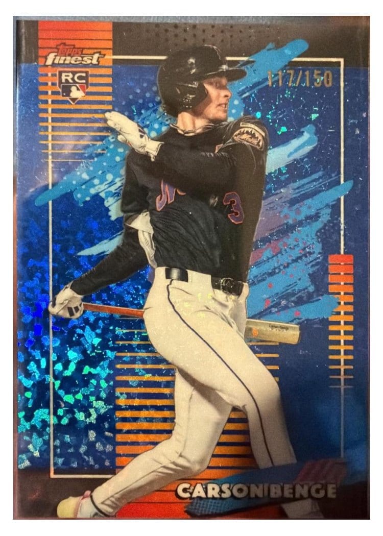 2026 Topps Finest Carson Benge #116 card