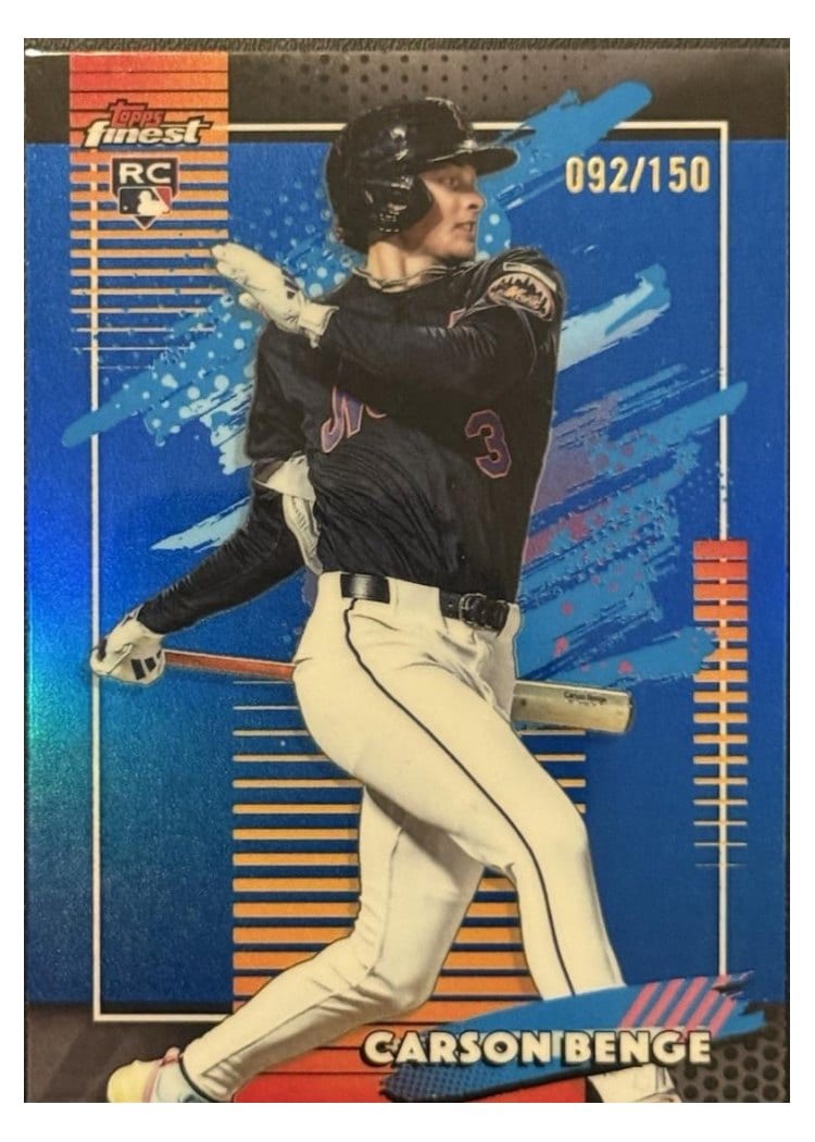 2026 Topps Finest Carson Benge #116 card