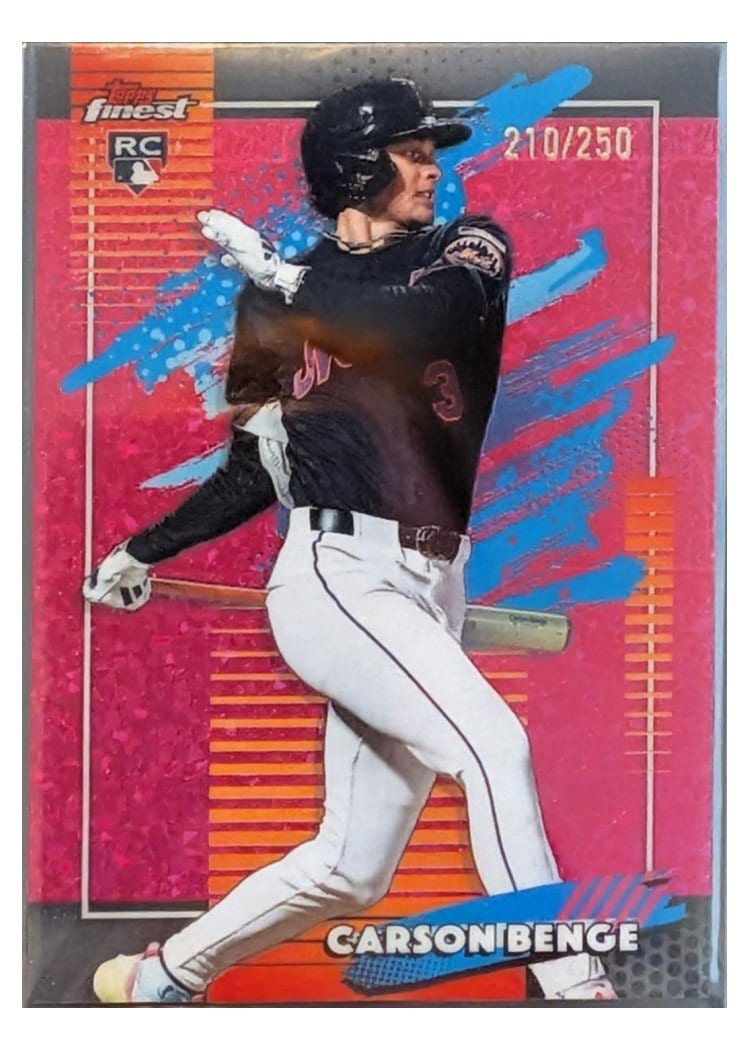 2026 Topps Finest Carson Benge #116 card