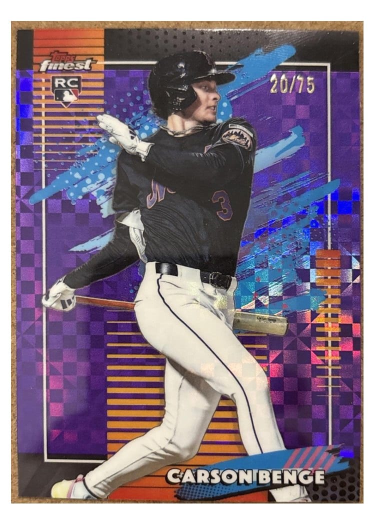 2026 Topps Finest Carson Benge #116 card