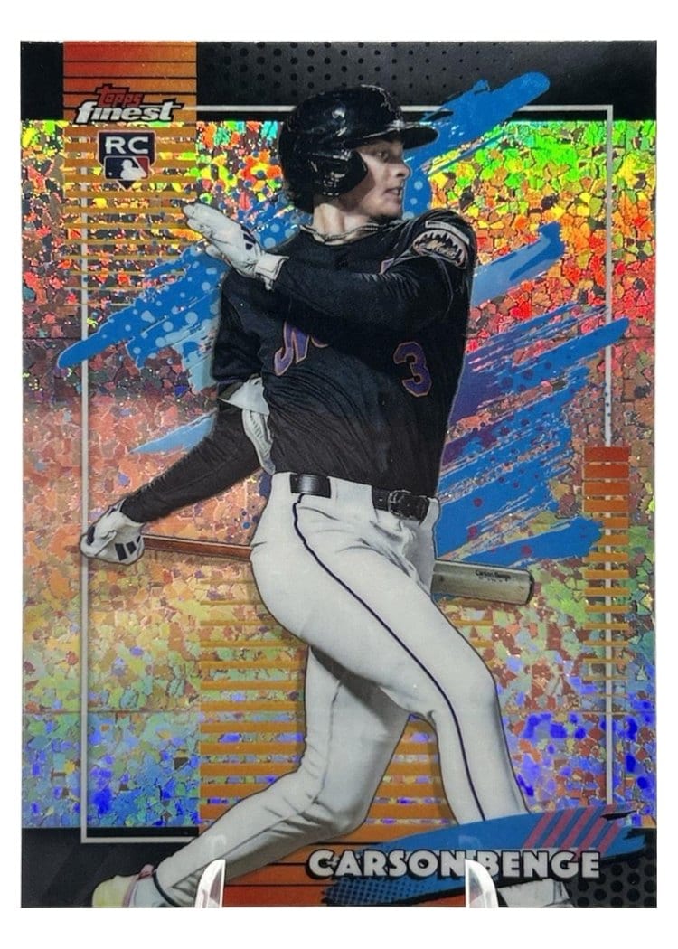 2026 Topps Finest Carson Benge #116 card
