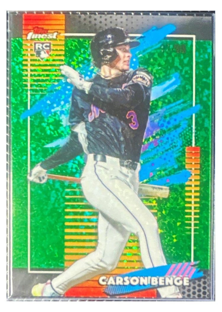 2026 Topps Finest Carson Benge #116 card