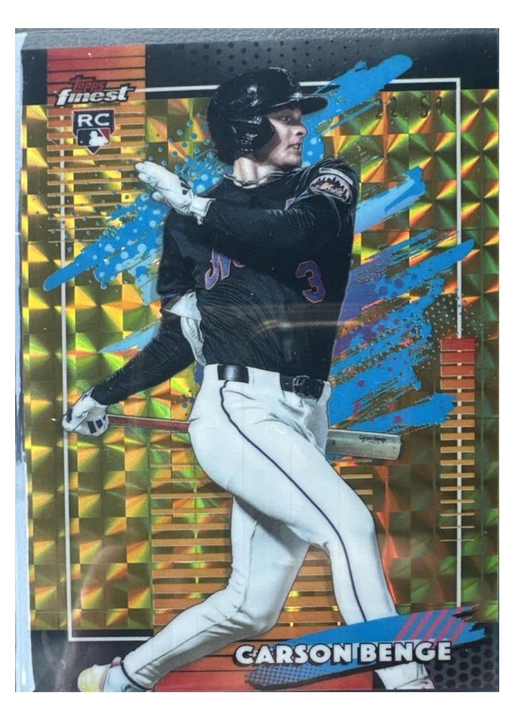 2026 Topps Finest Carson Benge #116 card