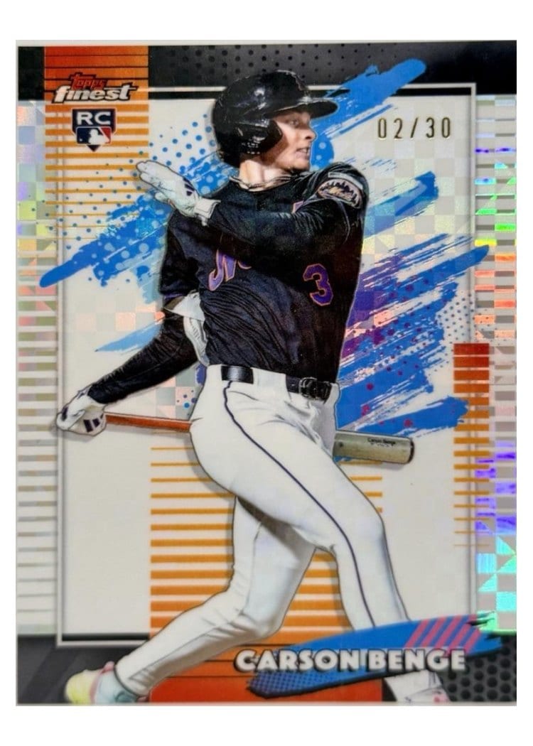 2026 Topps Finest Carson Benge #116 card