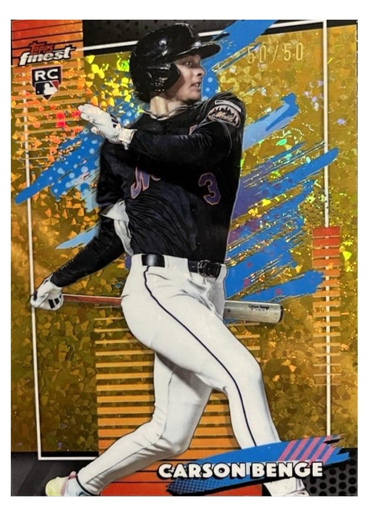 2026 Topps Finest Carson Benge #116 card