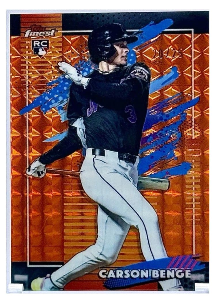 2026 Topps Finest Carson Benge #116 card