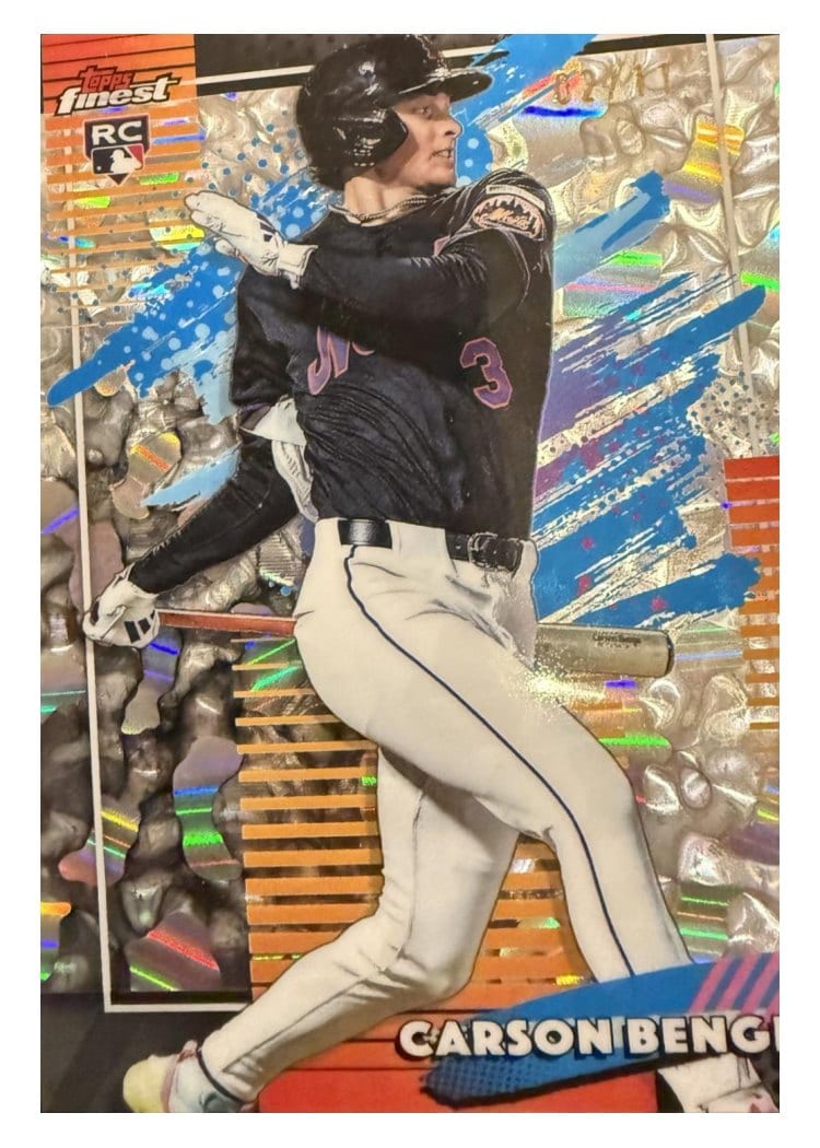 2026 Topps Finest Carson Benge #116 card