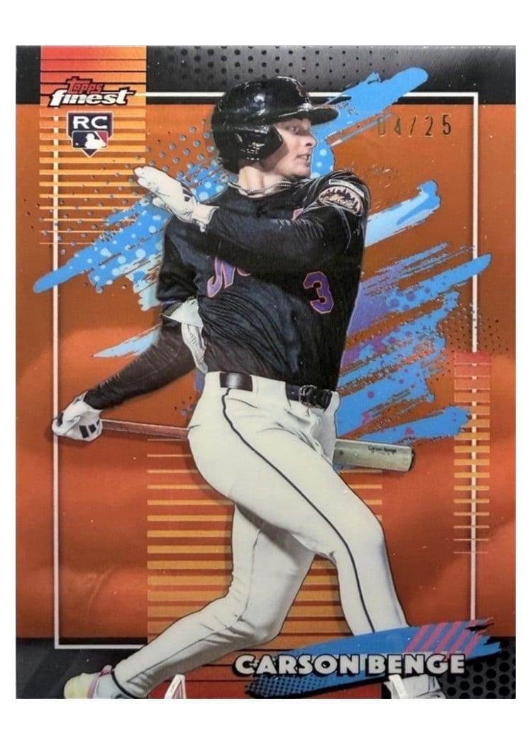 2026 Topps Finest Carson Benge #116 card