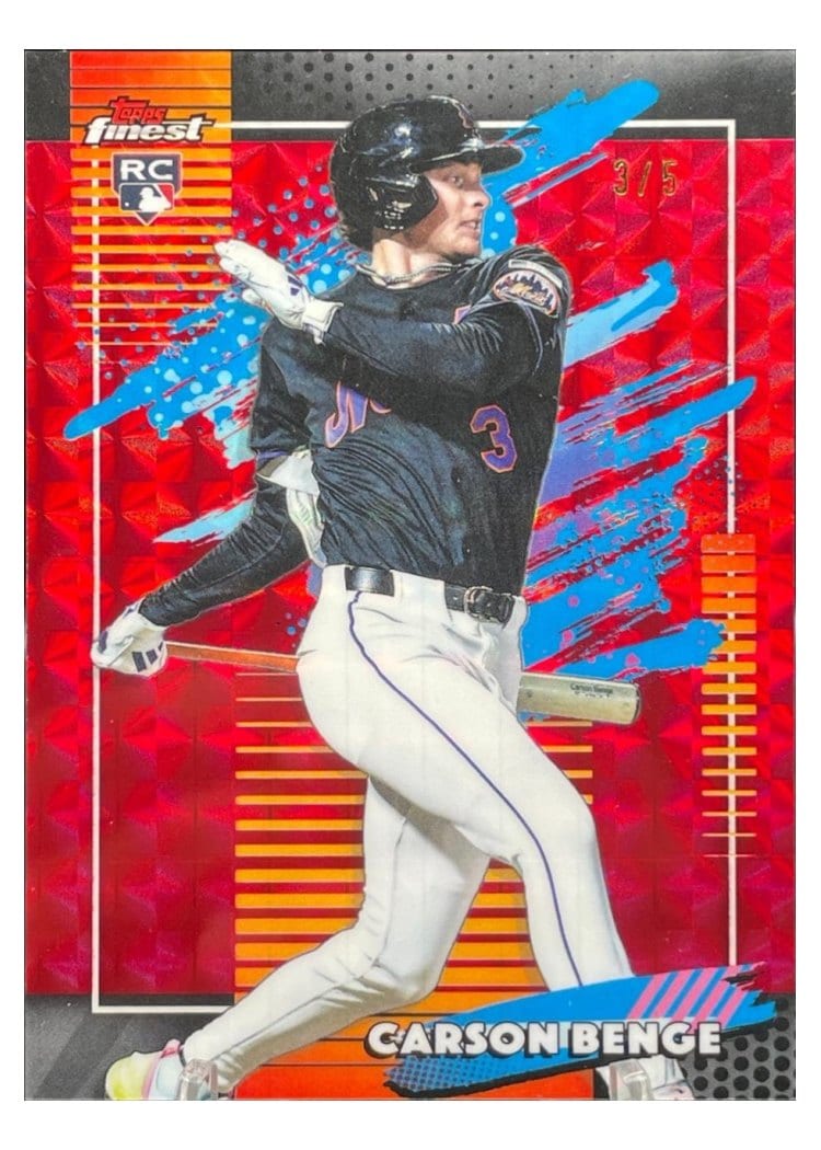2026 Topps Finest Carson Benge #116 card