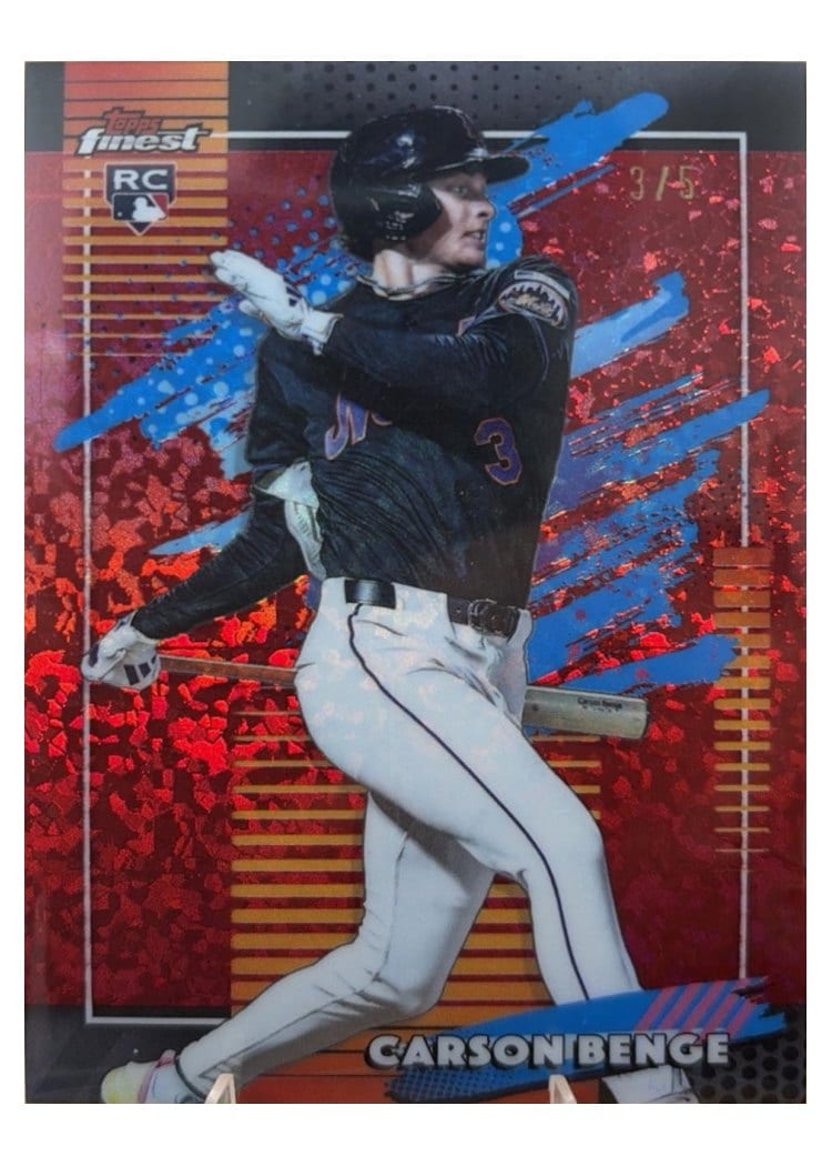2026 Topps Finest Carson Benge #116 card